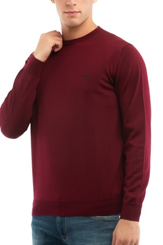 Pull en mérinos - Bordeaux