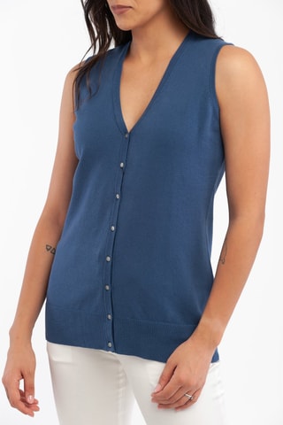 Gilet sans manches - Indigo - Harmont & Blaine