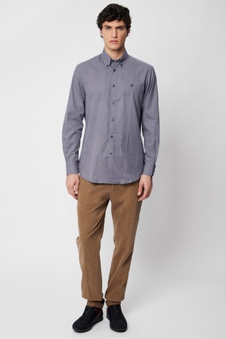 Chino slim en velours - Marron - Harmont & Blaine