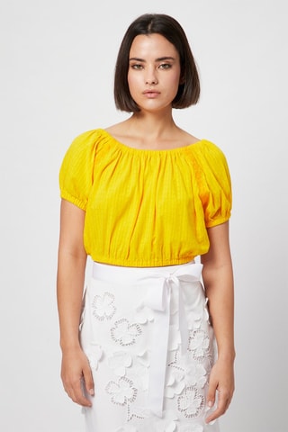 Crop top - Jaune - Harmont & Blaine