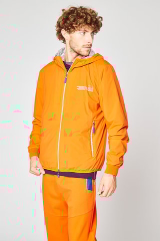 Coupe-vent à capuche - Orange  - Harmont & Blaine