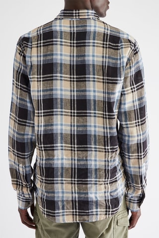 Chemise en lin - Bleu marine - Harmont & Blaine