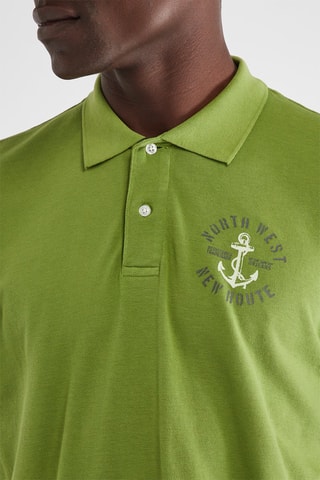 Polo regular - Vert - Harmont & Blaine Jeans