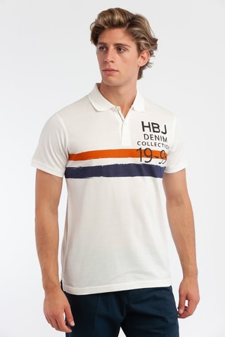 Polo - Blanc  - Harmont & Blaine Jeans