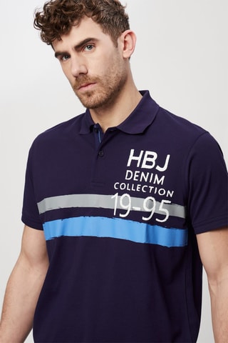 Polo - Bleu - Harmont & Blaine Jeans