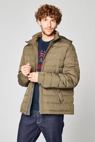 Doudoune à capuche - Vert olive  - Harmont & Blaine