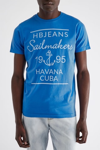 T-shirt - Bleu - Harmont & Blaine Jeans