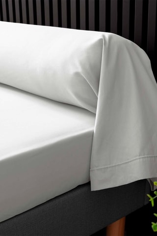 Federa cuscino alla francese in percalle di cotone 78 fili/cm² Percaline - Bianco 