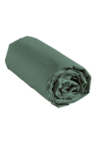 Lenzuolo sotto in cotone 57 fili/cm² Lina - Verde