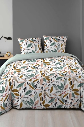 Parure de couette réversible Wilonie - Bleu