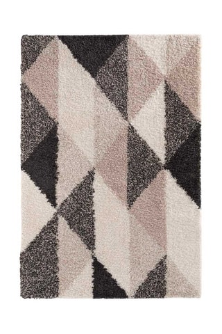 Tapis Prism Beige et noir