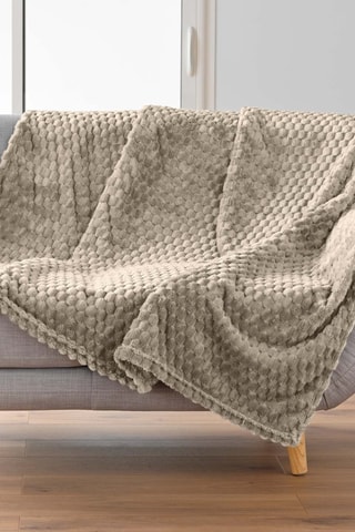 Plaid Mini Frosty - Taupe - 125 x 150 cm