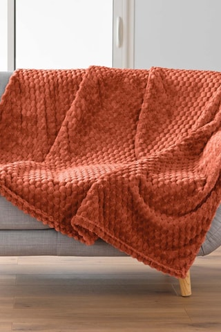 Plaid Mini Frosty - Terracotta - 125 x 150 cm
