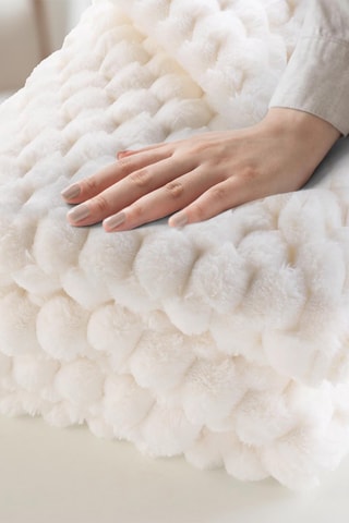 Plaid Frosty - Bianco - 125 x 150 cm