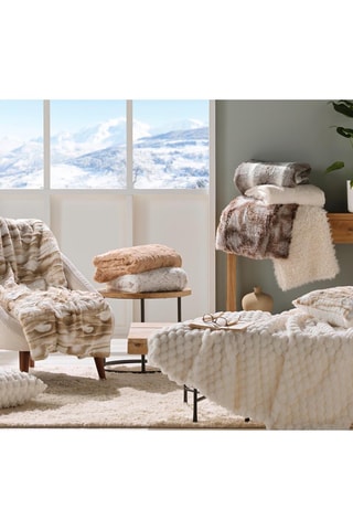 Plaid Foxy - Sabbia - 125 x 150 cm