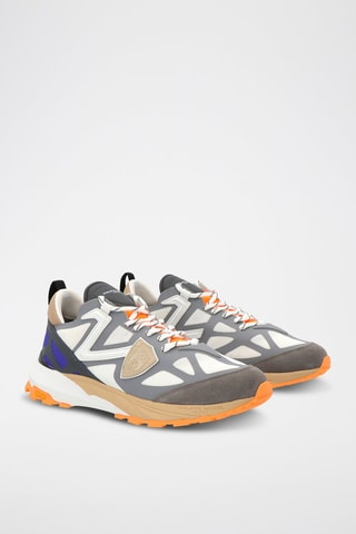 Tennis Rocx - Gris clair et orange