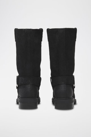 Bottes en nubuck - Noir