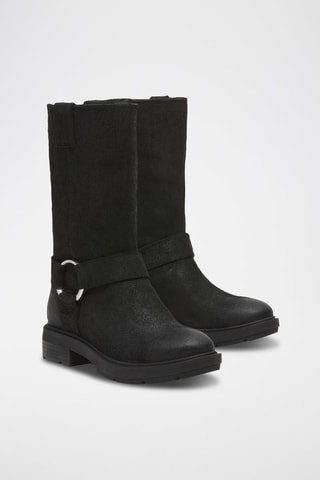 Bottes en nubuck - Noir