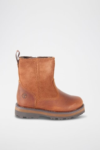 Boots en cuir - Marron