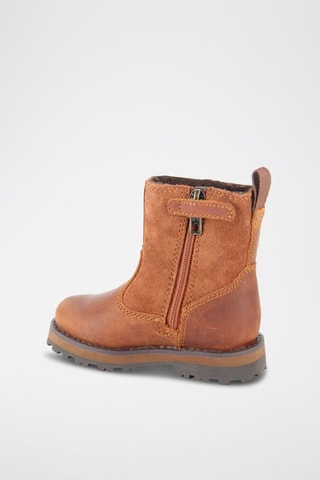 Boots en cuir - Marron