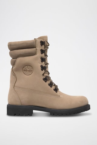 Boots en nubuck - Beige clair