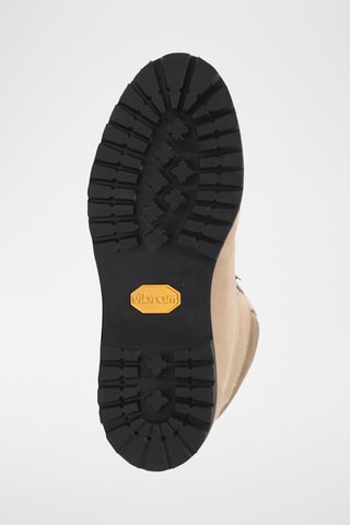 Boots en nubuck - Beige clair