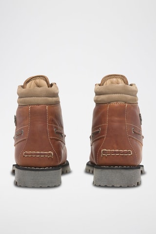 Boots en cuir - Marron