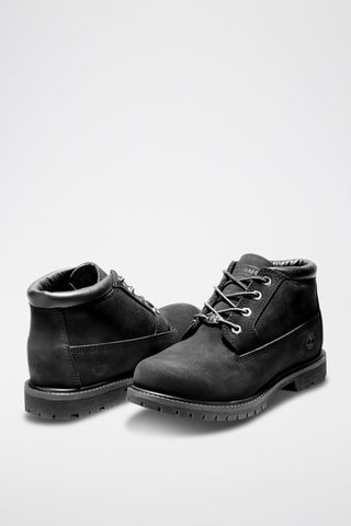 Bottines en cuir - Noir