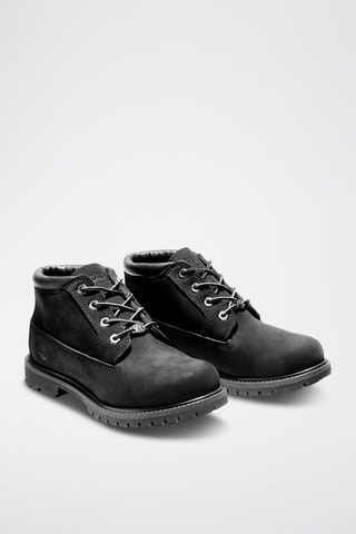 Bottines en cuir - Noir