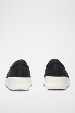 Slip-on plateformes en nubuck - Noir