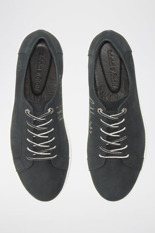 Baskets plateformes en nubuck - Noir