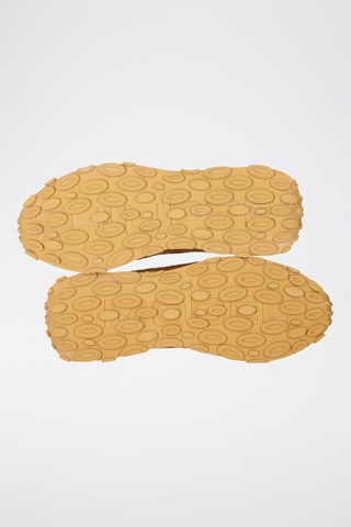 Baskets en cuir de veau Tour - Beige et blanc