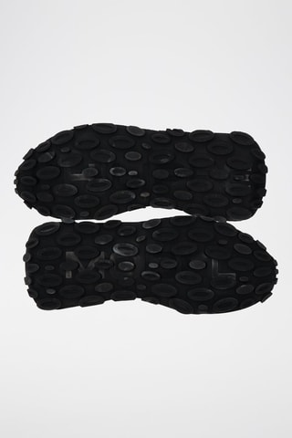 Baskets en cuir de veau nubuck Tour - Blanc et beige