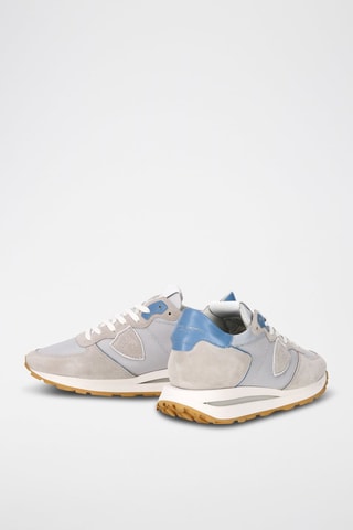 Baskets en cuir de veau Tropez - Gris