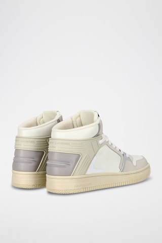 Baskets montantes en cuir La grande - Blanc