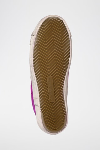 Baskets montantes fourrées en nubuck PRSX - Fuchsia