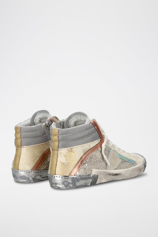 Baskets montantes en cuir PRSX High - Blanc