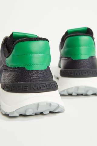 Baskets en cuir de chèvre Antibes - Noir