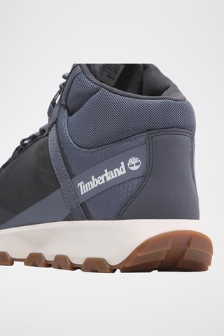 Chaussures de trail en nubuck - Bleu-gris