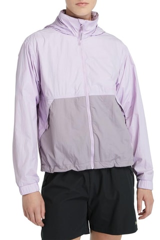 Coupe-vent à capuche - Mauve