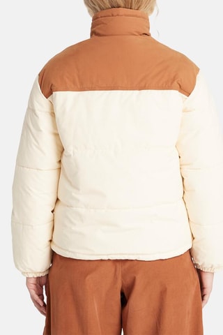 Doudoune - Blanc et camel