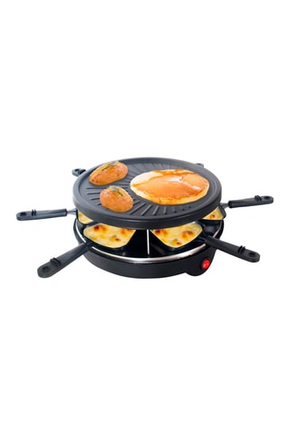 Aparelho para raclette - grelhador - máquina de crepes 6 pessoas