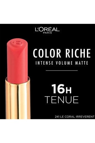 Rossetto Color Riche Intense Volume Matte - N°241 Le corail irrévérent - 1,8 g