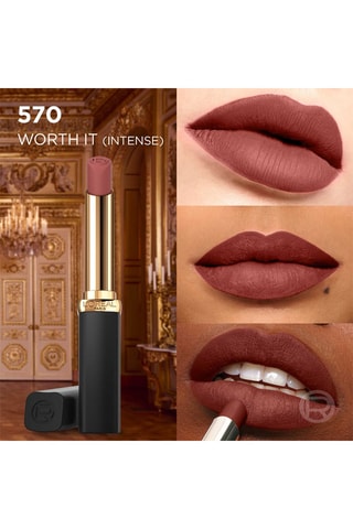 Rossetto Color Riche Intense Volume Matte Nude of Worth - N°570 Worth it Intense- 1,8 g
