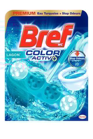 5 x Bloc WC color activ plus Bref WC - Lagon