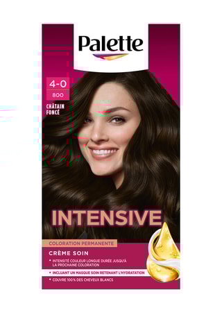 3 x Coloration Palette Crème soin - 800 Palette Châtain foncé