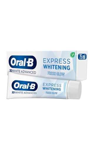 3 x Dentifrice Oral-B 3D White Advanced -Blancheur Express Eclat Frais - 75 ml