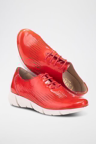 Leren Derby’s - Rood