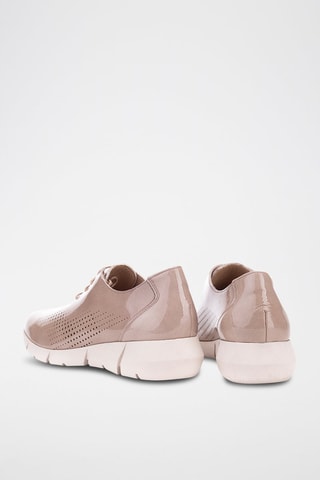 Leren Derby’s - Taupe