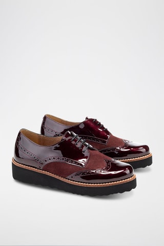 Nubuck Derby’s Kaffi-Serraje - Bordeauxrood